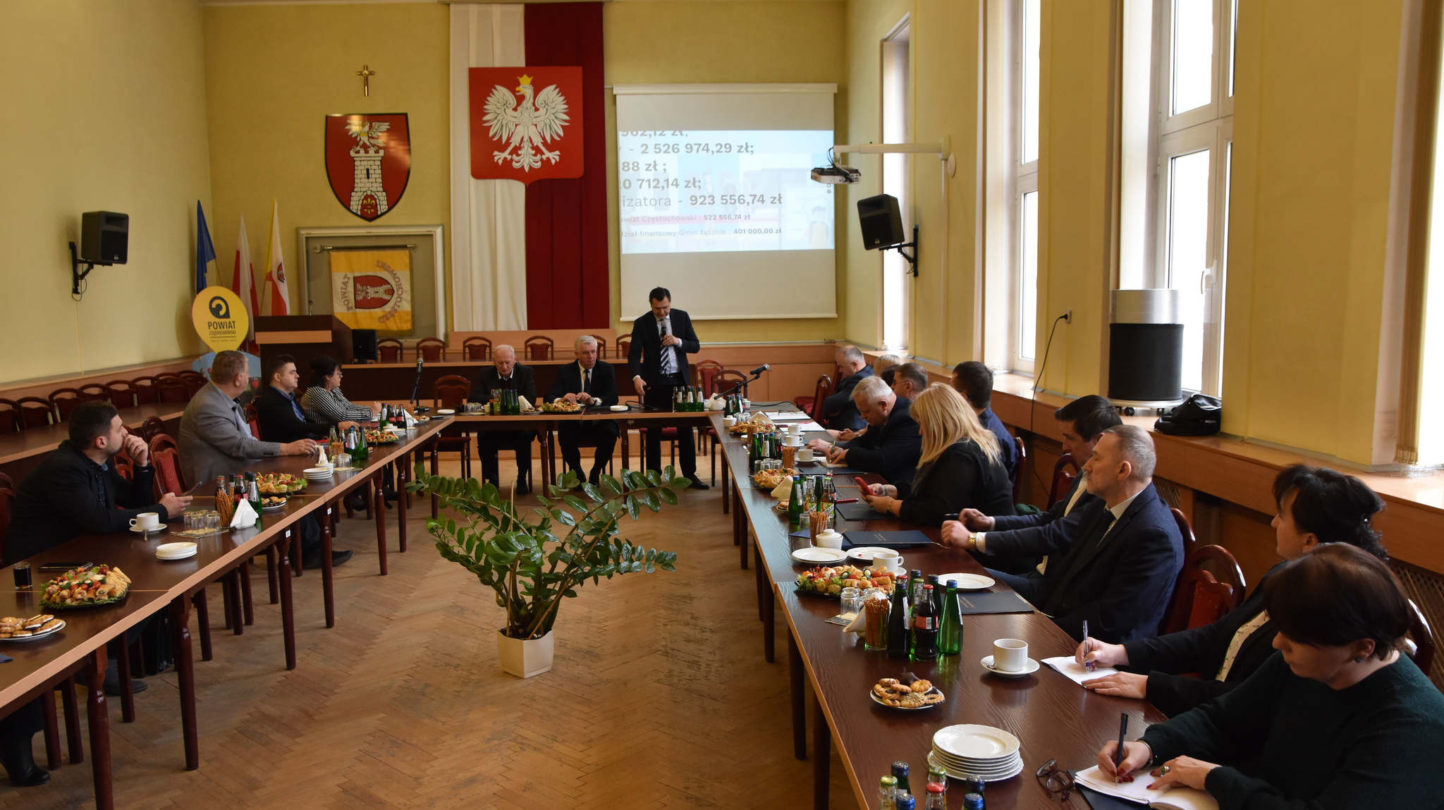 Spotkanie w sprawie komunikacji publicznej w powiecie częstochowskim