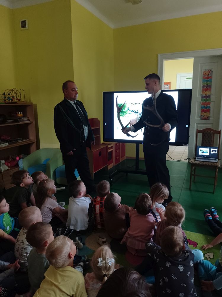 Myśliwi z wizytą u Przedszkolaków