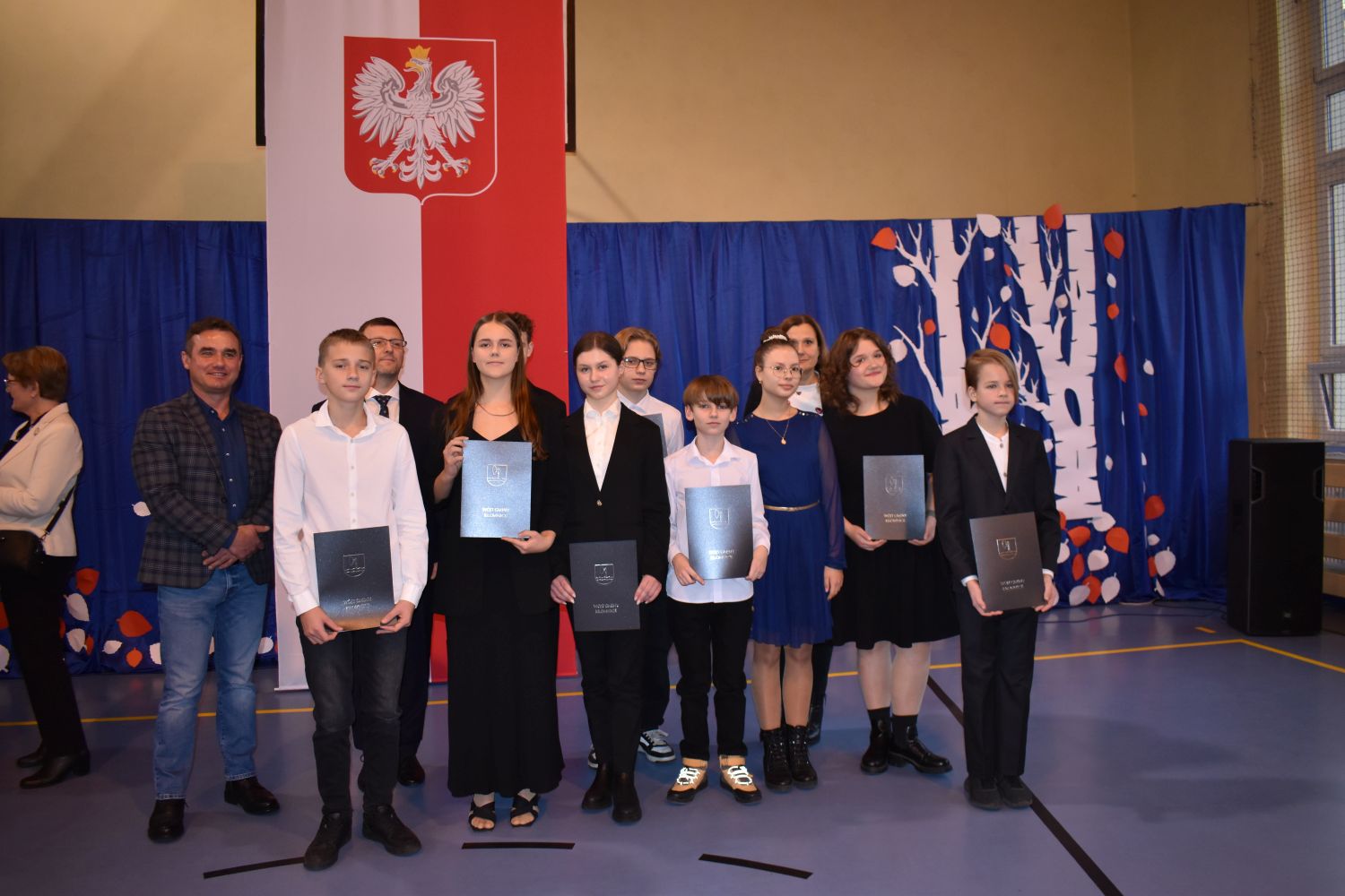 Uroczyste wręczenie stypendiów Wójta Gminy Kłomnice w 2024r.