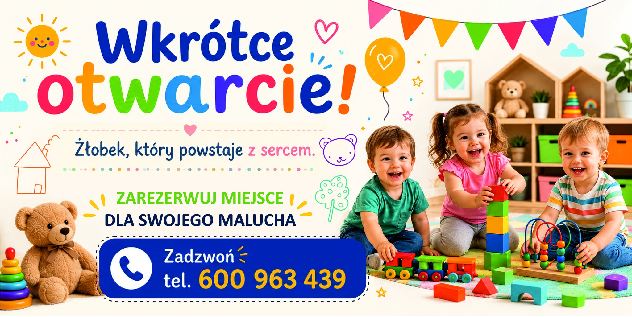 Nabór dzieci do Żłobka w Kłomnicach